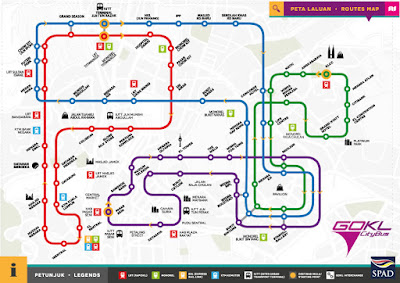 Cara Naik GoKL di Kuala Lumpur