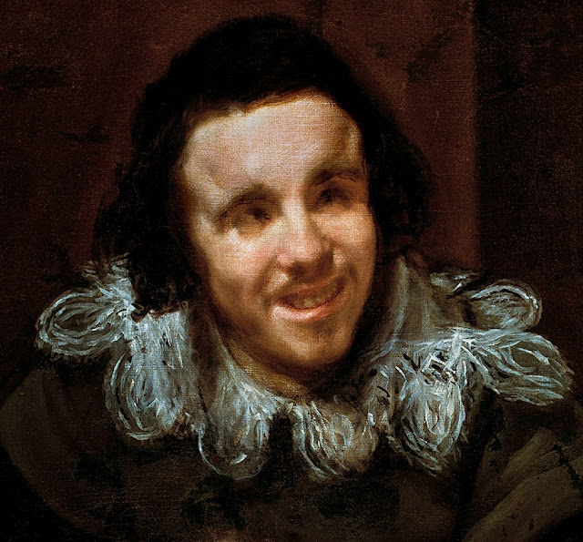 Velázquez, El bufón Calabacillas (detalle), 1635-1639 