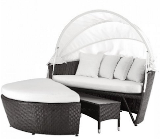 Convertible  Outdoor Canopy Daybed