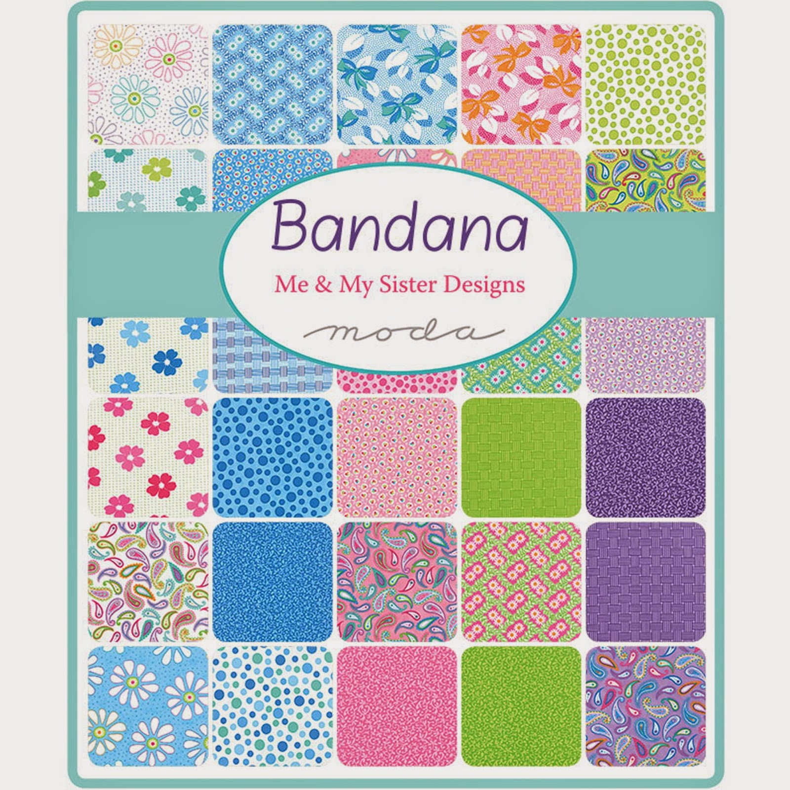 Moda BANDANA Fabric by Me & My Sister Designs for Moda Fabrics