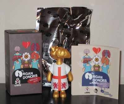 Organ Donors by Foox - Lion Heart Vinyl Figure and Packaging
