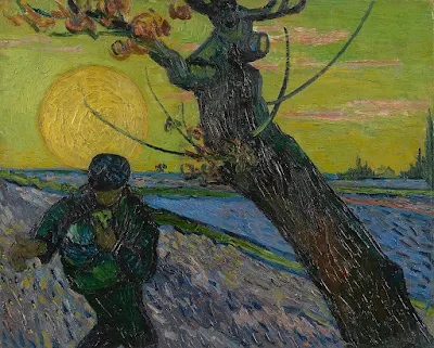 The Sower with Setting Sun, 1888. Van Gogh Museum, Amsterdam painting Vincent van Gogh