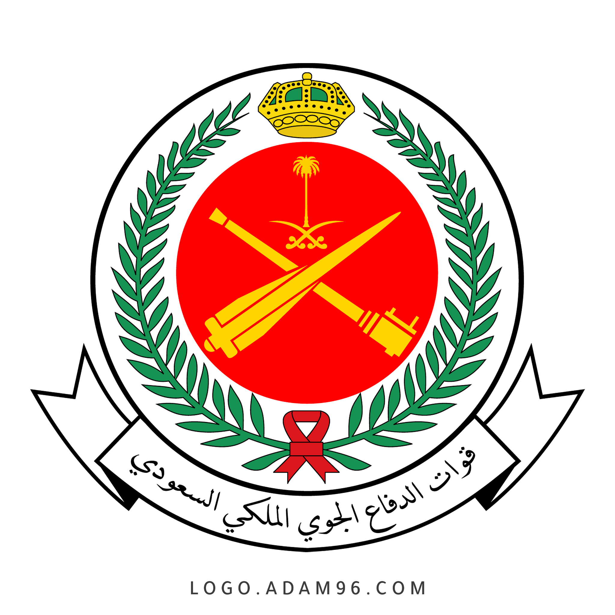 تحميل شعار قوات الدفاع الجوي الملكي السعودي لوجو رسمي بجودة عالية PNG