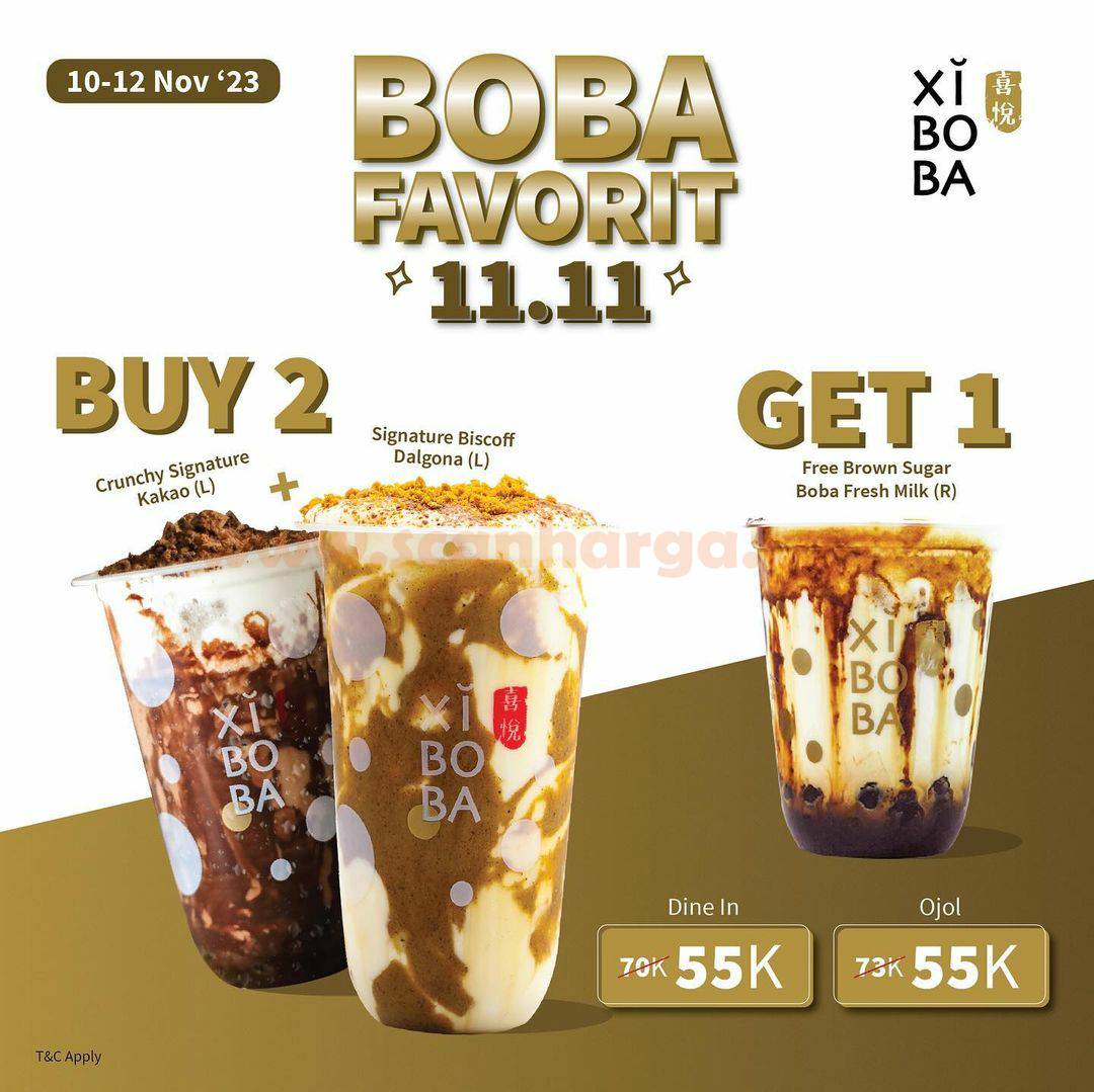 XIBOBA Promo 11.11 - Special Buy 2 Get 1 Free
