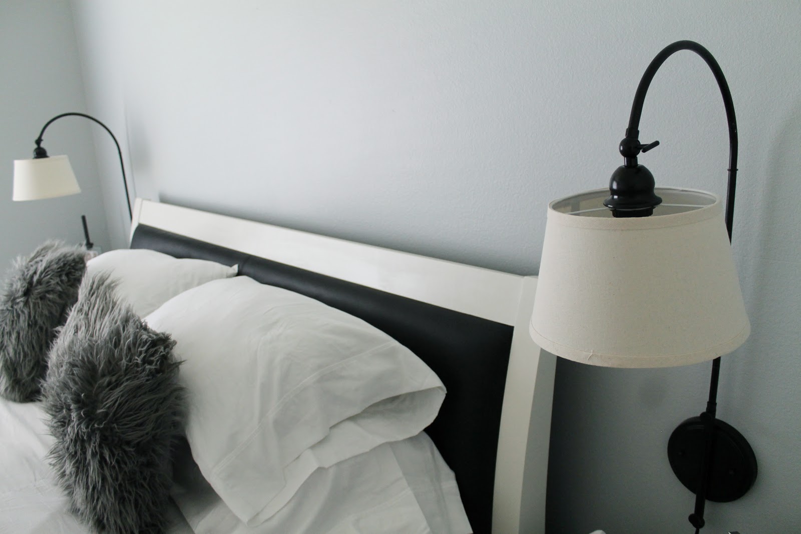 ... , Modern + Traditional Wall Lamps in the Bedroom | Chris Loves Julia