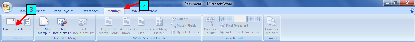 Cara Membuat Amplop Sendiri Menggunakan Microsoft Word 