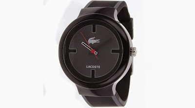 lacoste watches black