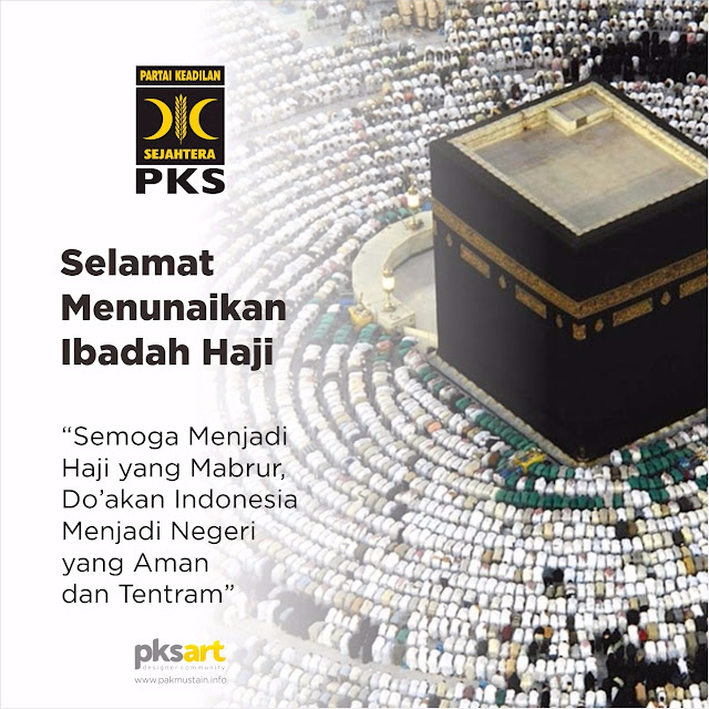 Keluarga Besar PKS Kota Medan Mengucapkan Selamat Menunaikan Ibadah Haji