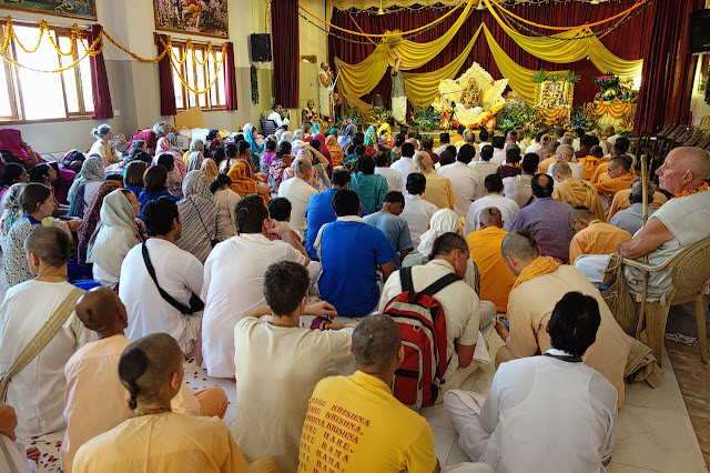 Sankarshan Das Adhikari - Vyas Puja Celebration--Vrindavan, India