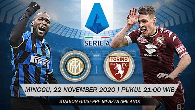 Prediksi Inter Milan Vs Torino, Minggu 22 November 2020 Pukul 21.00 WIB