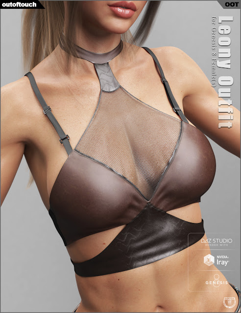 Leony Outfit for Genesis 8 Female