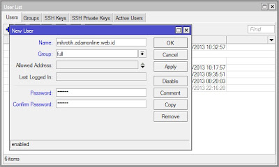 MikroTik Jadi SSH Tunnel Server MikroTik Jadi SSH Tunnel Server