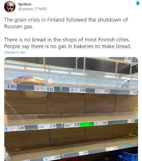 Finnland: kein Gas kein Brot