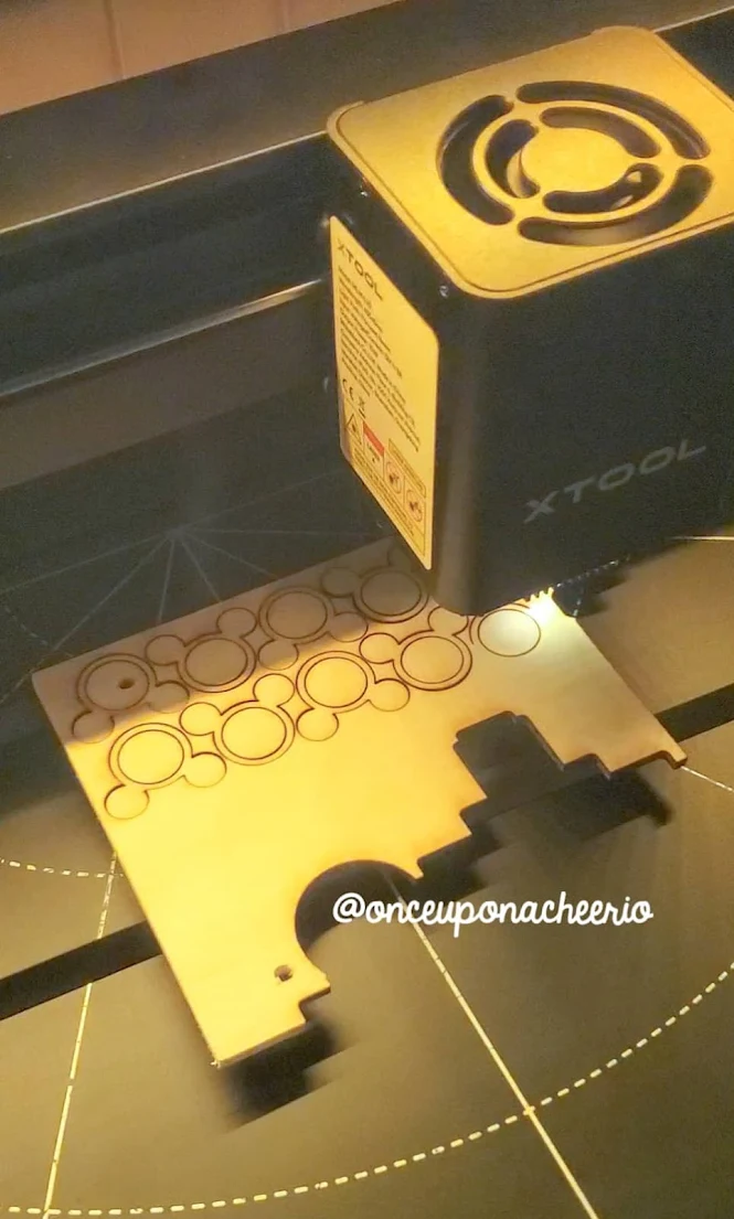 Laser Cutting out rings using the xTool M1