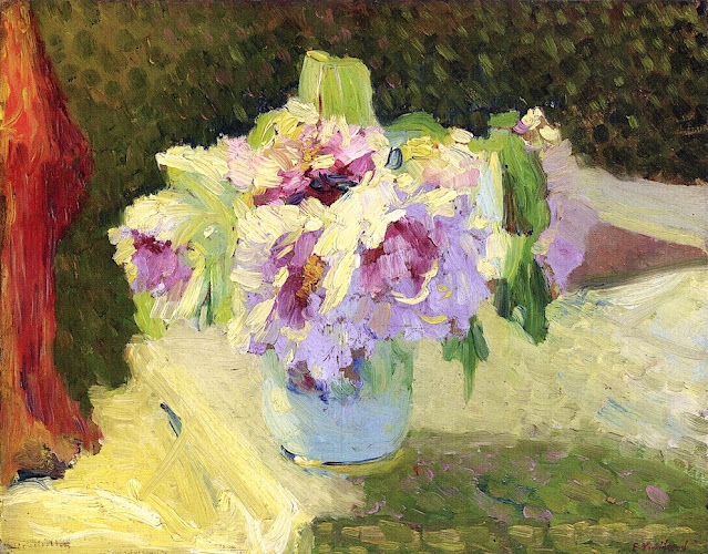 Edouard Vuillard (1868-1940) Vase de fleurs Collection privée