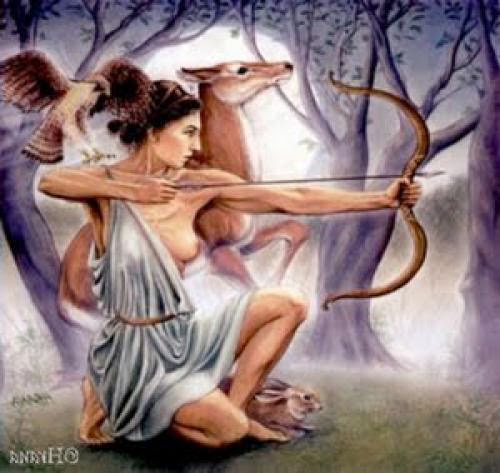 Diana Huntress Goddess Of The Moon
