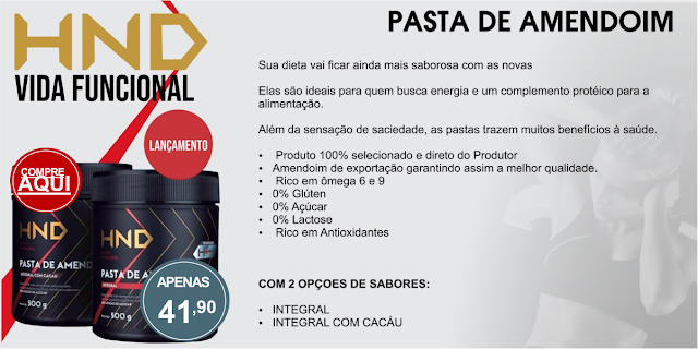 Linha Suplementar HND Vida Funcional - Pasta de Amendoim