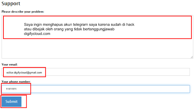 Cara Menghapus Akun Telegram Yang di Hack Tanpa Kode Verifikasi 2022