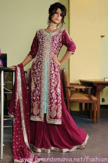 Madiha Noman Latest Stunning Bridal Collection www.fashion-beautyzone.blogspot.com