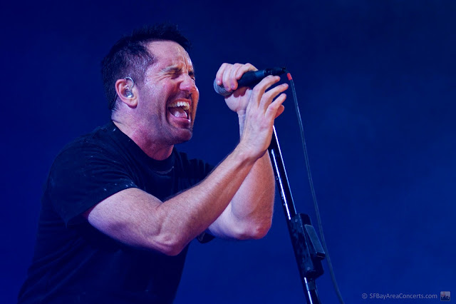 Trent Reznor of Nine Inch Nails @ the Bill Graham Civic (Photo: Kevin Keating)