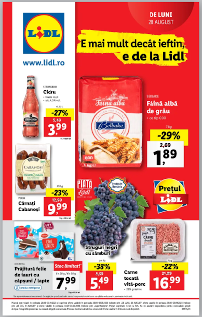 LIDL Catalog - Brosura 28.08 - 03.09 2023→   Lidl Plus | Super Weekend | BACK TO SCHOOL