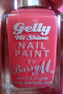 Barry M Gelly Hi-Shine Nail Polish Grapefruit