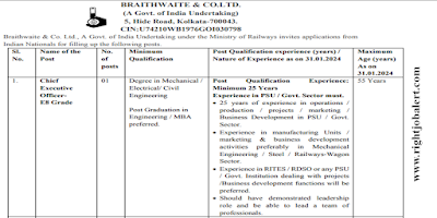 Chief Executive Officer,Executive,Maintenance Assistant and Technician Mechanical,Electrical,Civil Engineering Jobs BCL