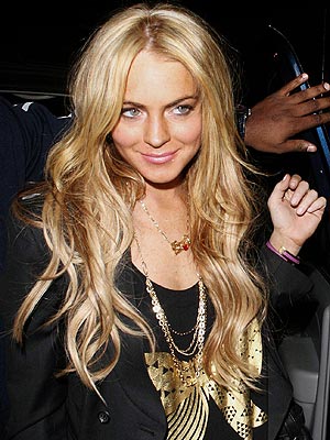 lindsay lohan hair colour