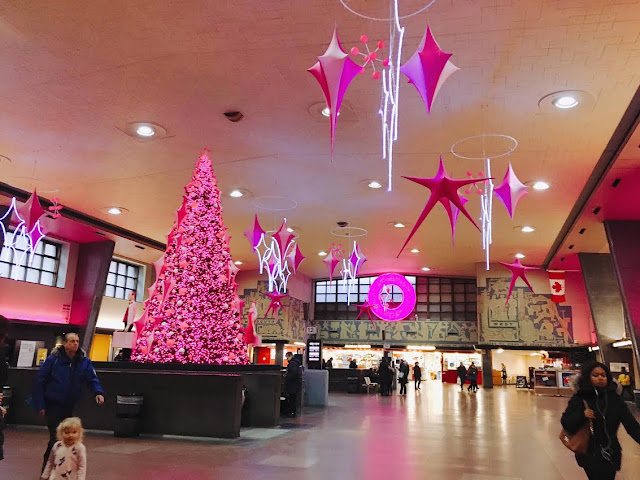 interior of Central Station in Montréal, Canada