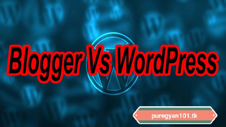 Blogger Vs WordPress Which is Better in Hindi, Blog,Blogger,Blogging,Wordpress,FACTS,IMPORTANT QUESTIONS,Website,