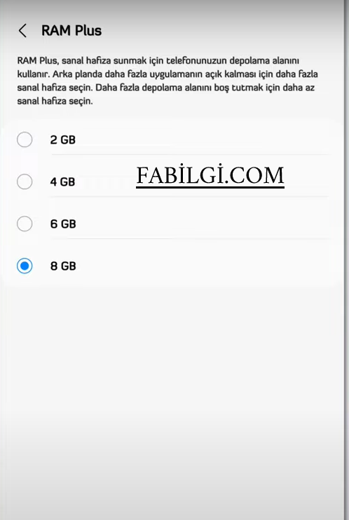 Android 12 Telefonlarda RAM Artırma Uygulamasız RAM Plus 2022