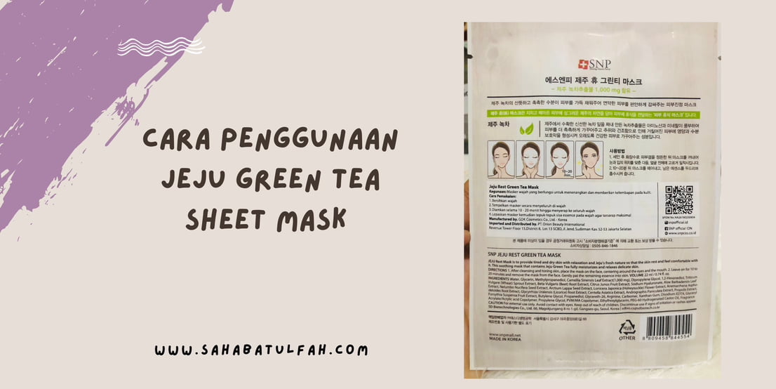 Jeju-green-tea-sheet-mask