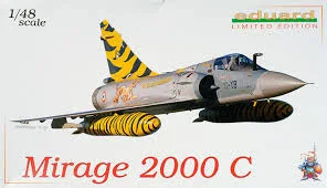 Maquette du Mirage 2000 C d'Eduard 1/48.