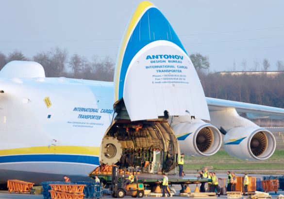 Antonov An-225 cargo