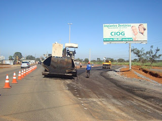 Desvio na DF-480 sentido Balão do Periquito-Gama, próximo ao campus da UNB