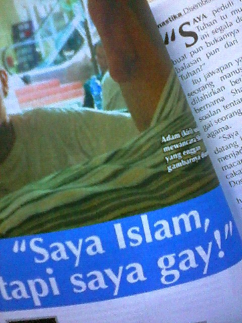 HIDUP MESTI DITERUSKAN: SHAH - SAYA ISLAM TAPI SAYA GAY 