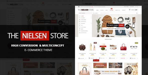 Nielsen v1.2.9 E-commerce WordPress Theme