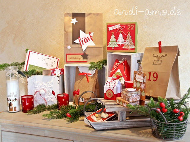 Adventskalender andi-amo Gemeinschaftswerk Stampin Up