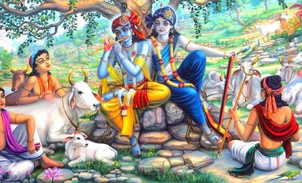 Krishna and His Devotees