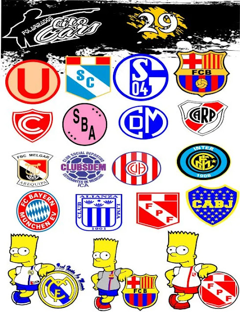 Vectores de Logos de equipos de la liga1 Peruano y mas