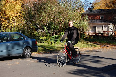 winter cyclist photo bike bicycle