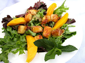 Paneer and Mango Salad