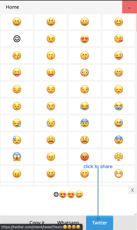 How to Share Smiley Emojis On Twitter?