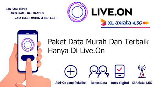 Paket Data Murah Dan Terbaik Hanya Di Live.On