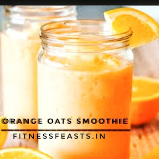 Orange oats smoothie