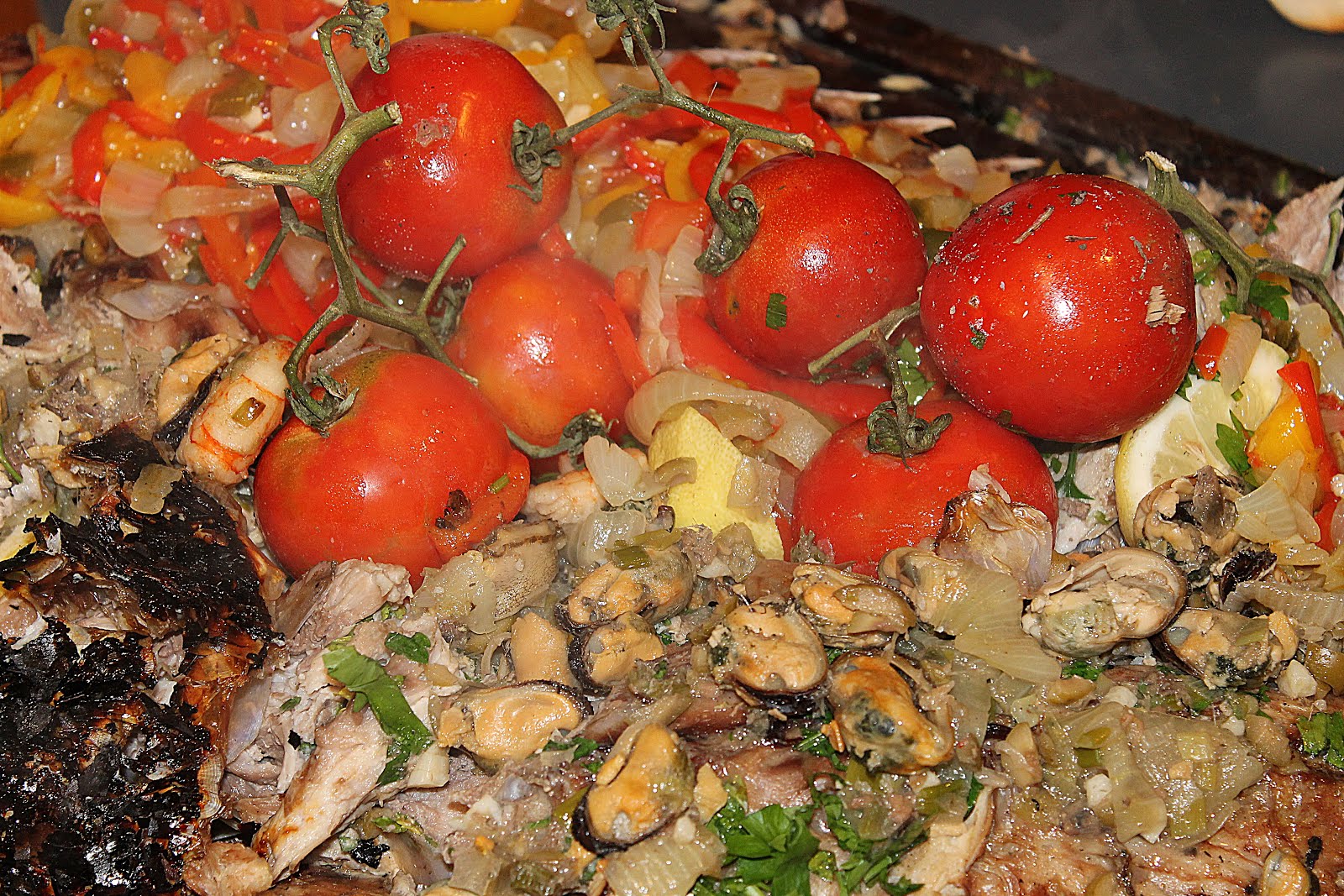 CORVINAS CON SALSA DE MARISCOS!!!