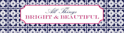 { All Things Bright and Beautiful }