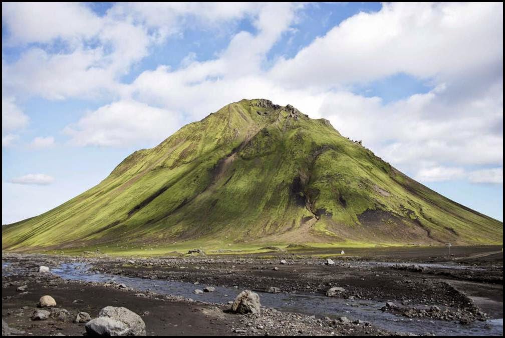 Maelifell Volcano Travel the stunning volcano covered with moss in Iceland