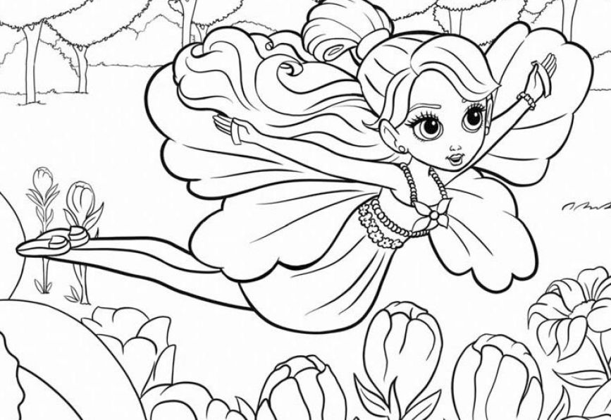 Gambar mewarna pari-pari - Gambar Mewarna  Colouring Picture