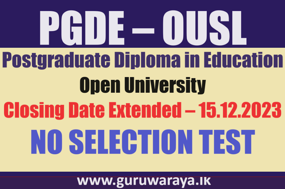 PGDE 2024 - Open University